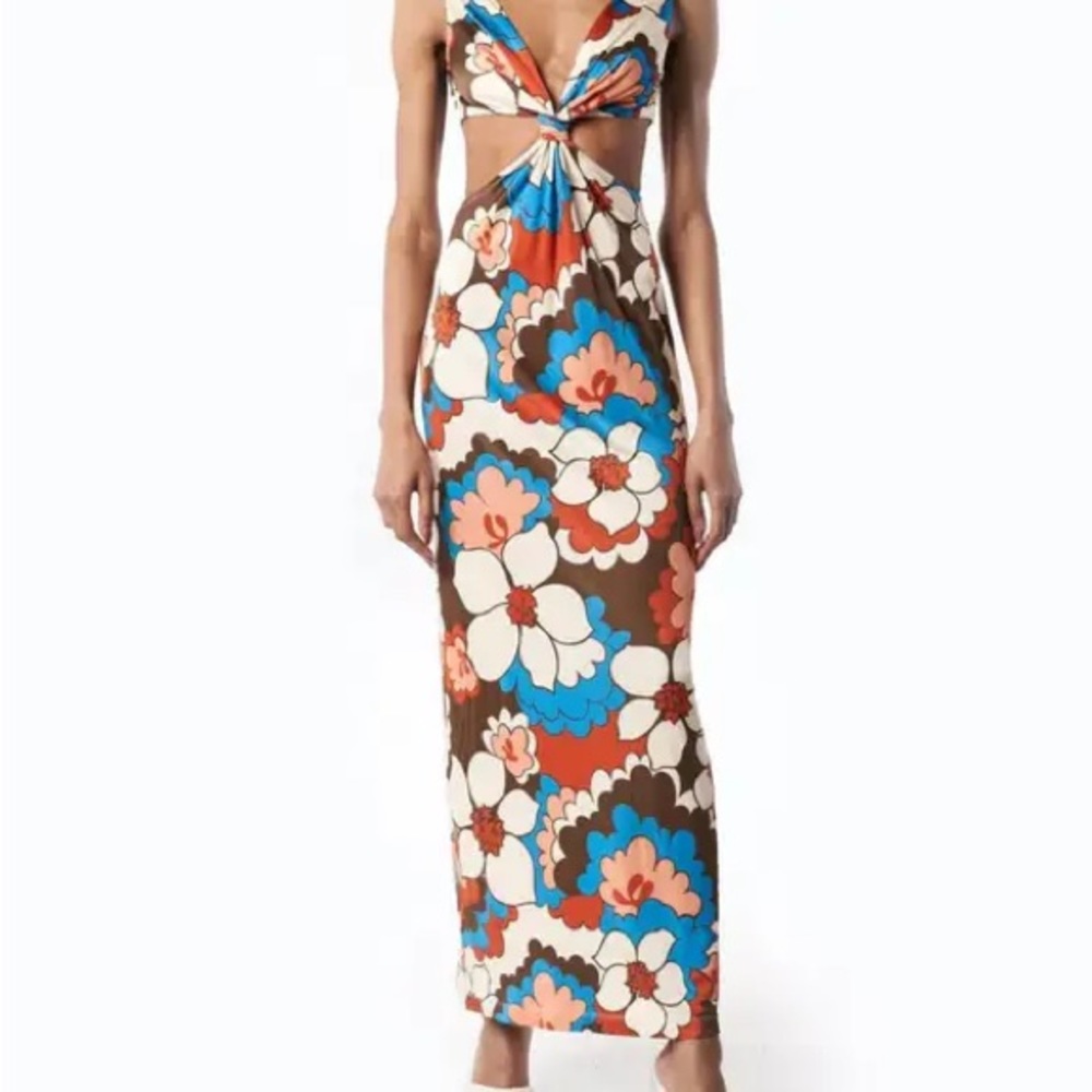 EUC Ronny Kobo retro 70’s inspired cut out dress. - Picture 5 of 5